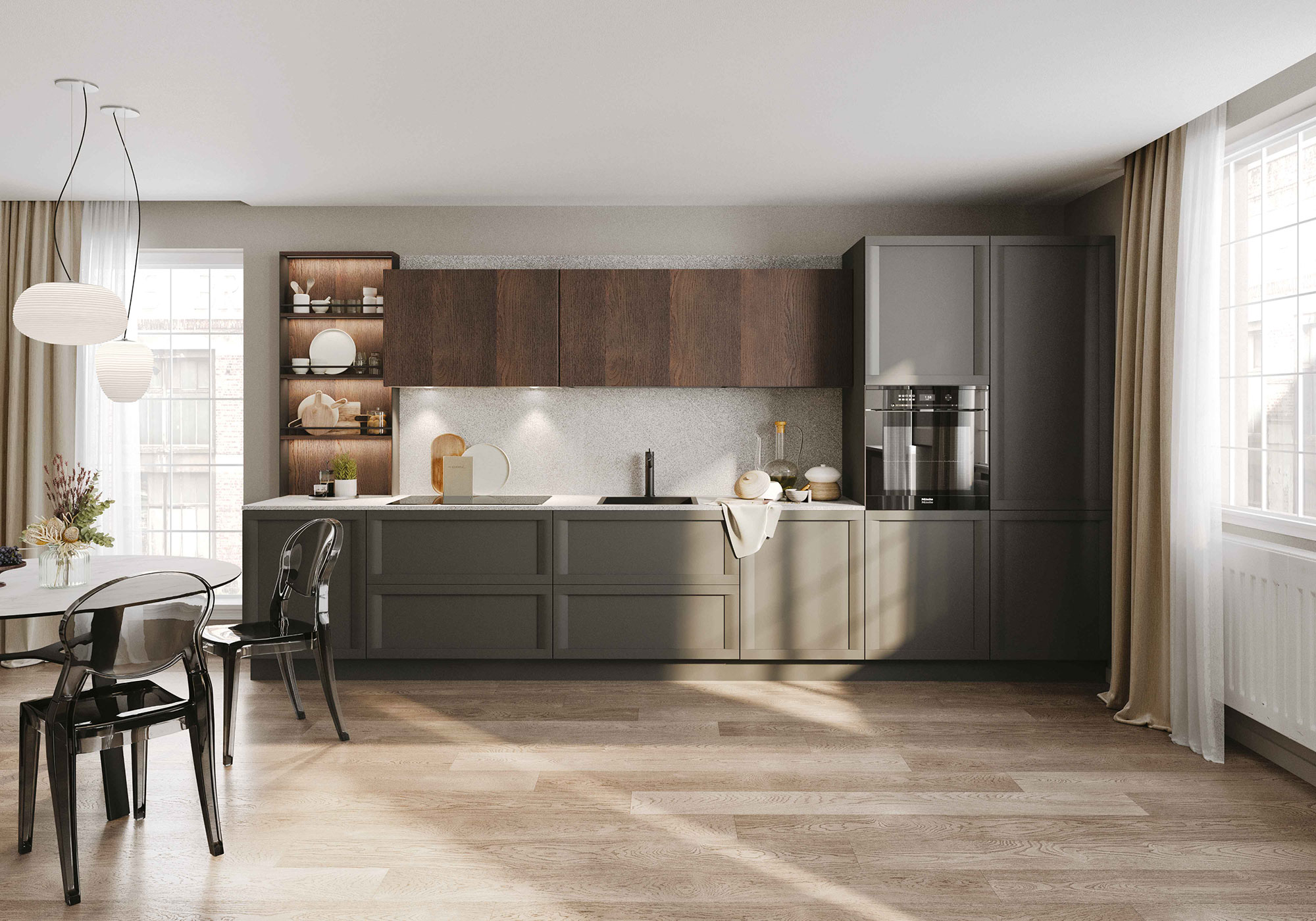 3-cucina-lineare-tortora 3-cucina-lineare-tortora